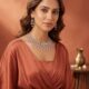 Premium AD Teardrop Necklace Set